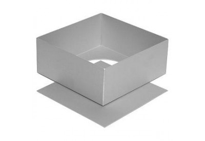 Silverwood Anodised Cake Pan Square with Loose Base (10in / 25cm)